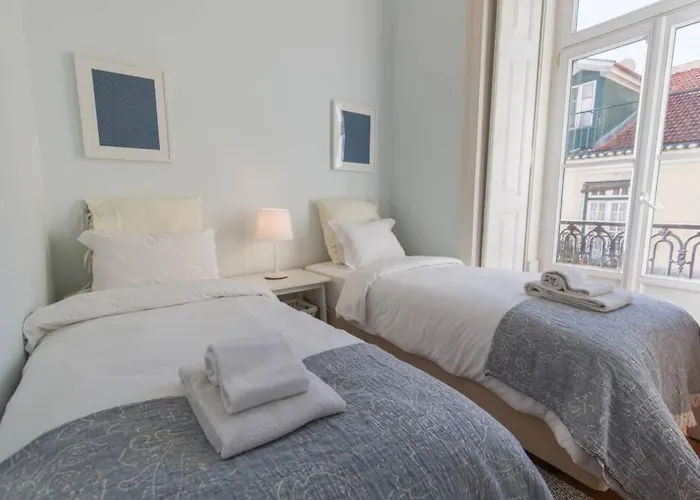شقة Quiet Charming Flat In Historic Alfama Near Baixa Lisboa